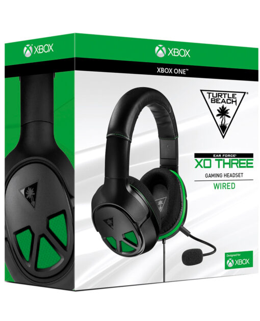 HEADSET XBOX ONE TURTLE BEACH EAR FORCE XO THREE NEGRO Y VERDE - Image 3