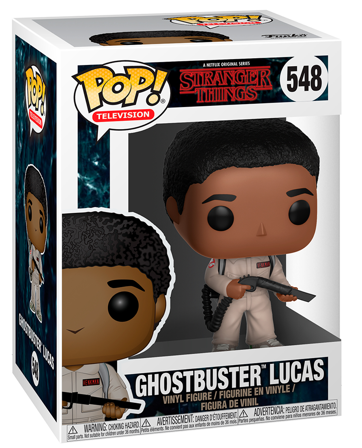 FIGURA POP STRANGER THINGS GHOSTBUSTER LUCAS - Image 2