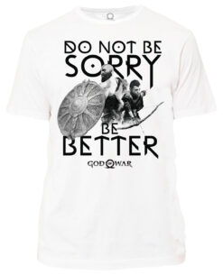 PLAYERA GOD OF WAR DO NOT BE SORRY BLANCA MEDIANA