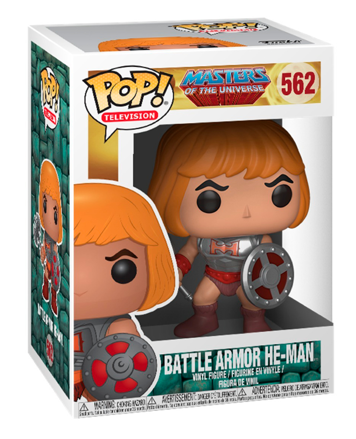 FIGURA POP MASTERS OF THE UNIVERSE BATTLE ARMOR HE MAN - Image 2