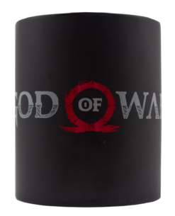 TAZA DE CERAMICA GOD OF WAR LOGO HORIZONTAL NEGRA