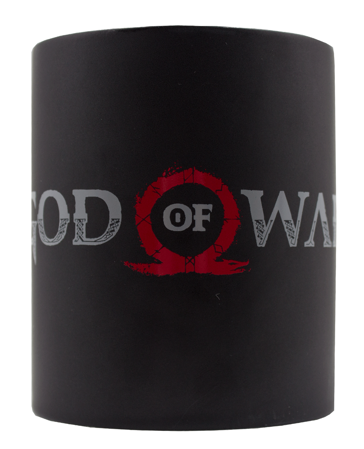TAZA DE CERAMICA GOD OF WAR LOGO HORIZONTAL NEGRA