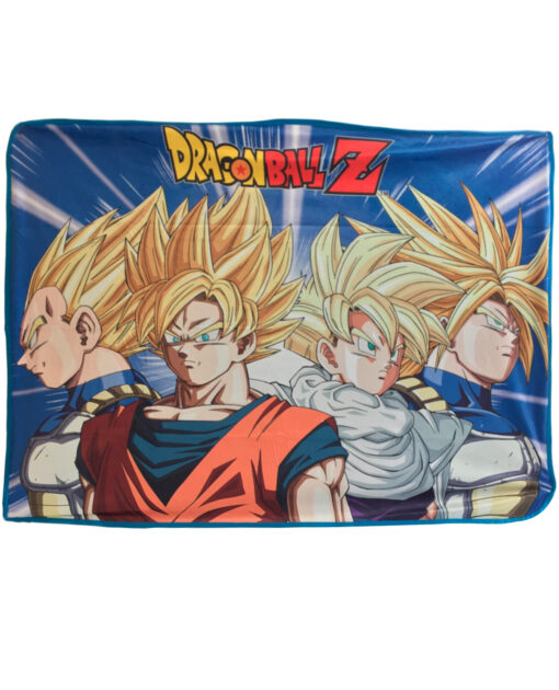 COBIJA DRAGON BALL Z SAIYAJINS