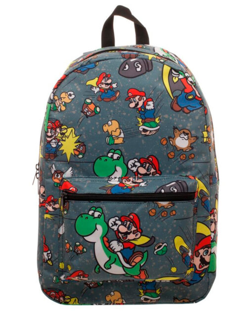 MCHILA SUBLIMADA SUPER MARIO SNES