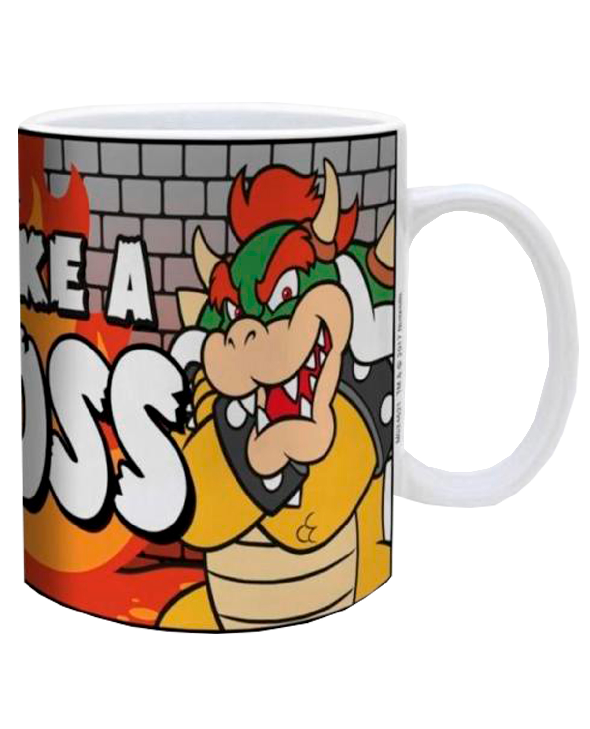 TAZA DE CERAMICA SUPER MARIO BOWSER LIKE A BOSS
