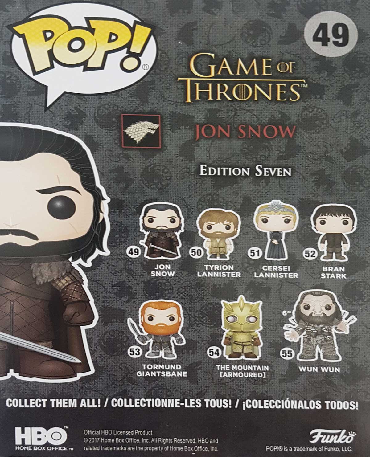 FIGURA POP GAME OF THRONES JON SNOW - Image 2