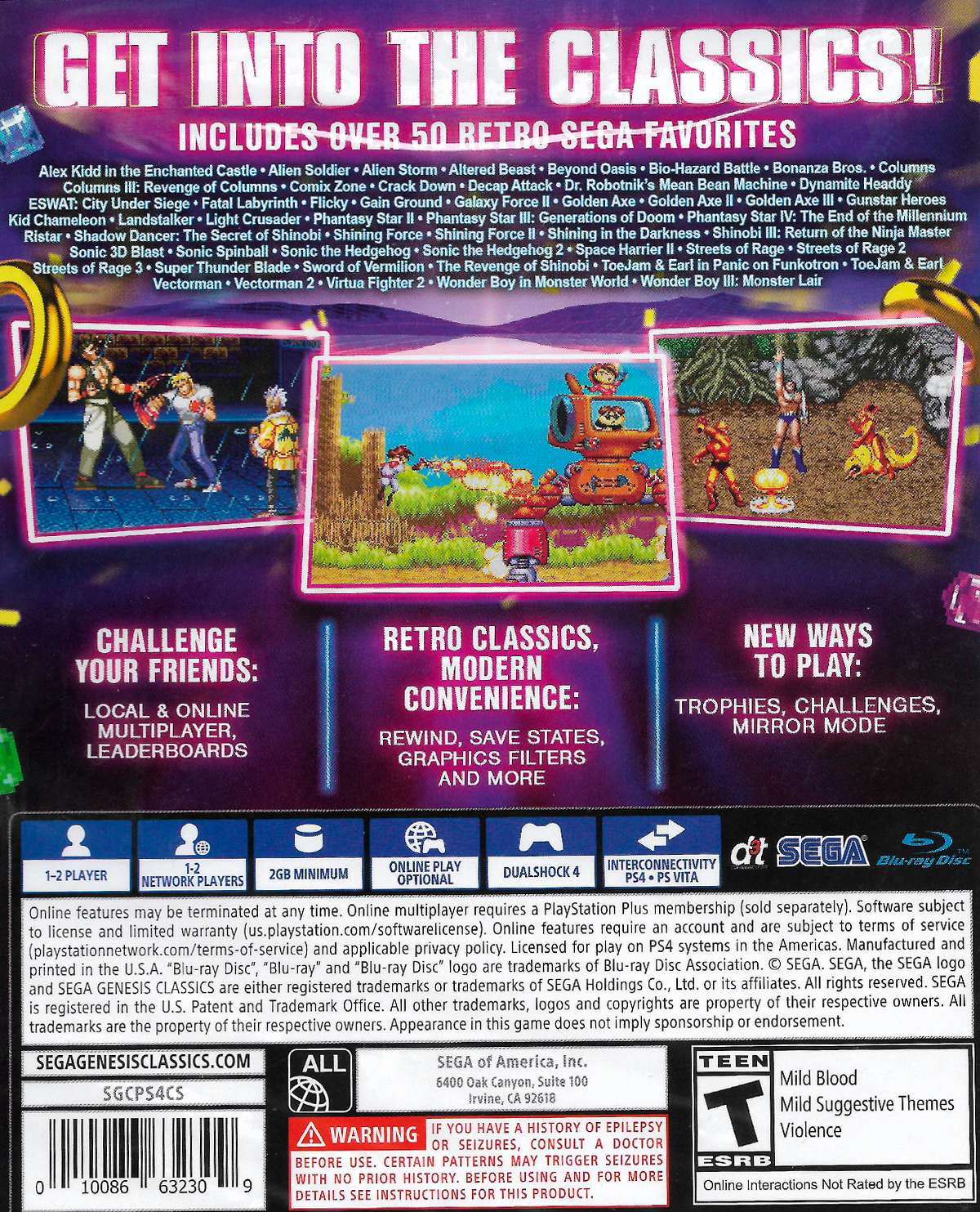 SEGA GENESIS CLASSICS - Image 2
