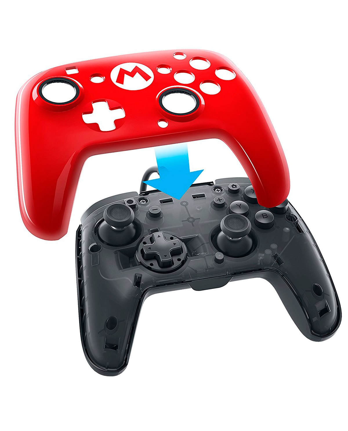 CONTROL NINTENDO SWITCH ALAMBRICO PDP SUPER MARIO FACEOFF DELUXE - Image 3