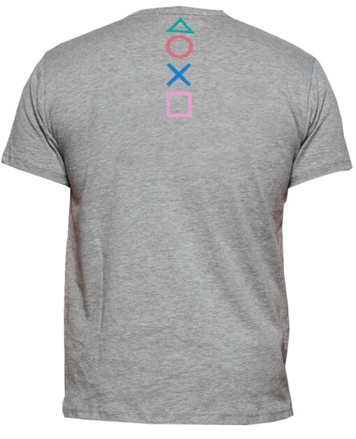PLAYERA PLAYSTATION TROPICAL GRIS GRANDE - Image 2