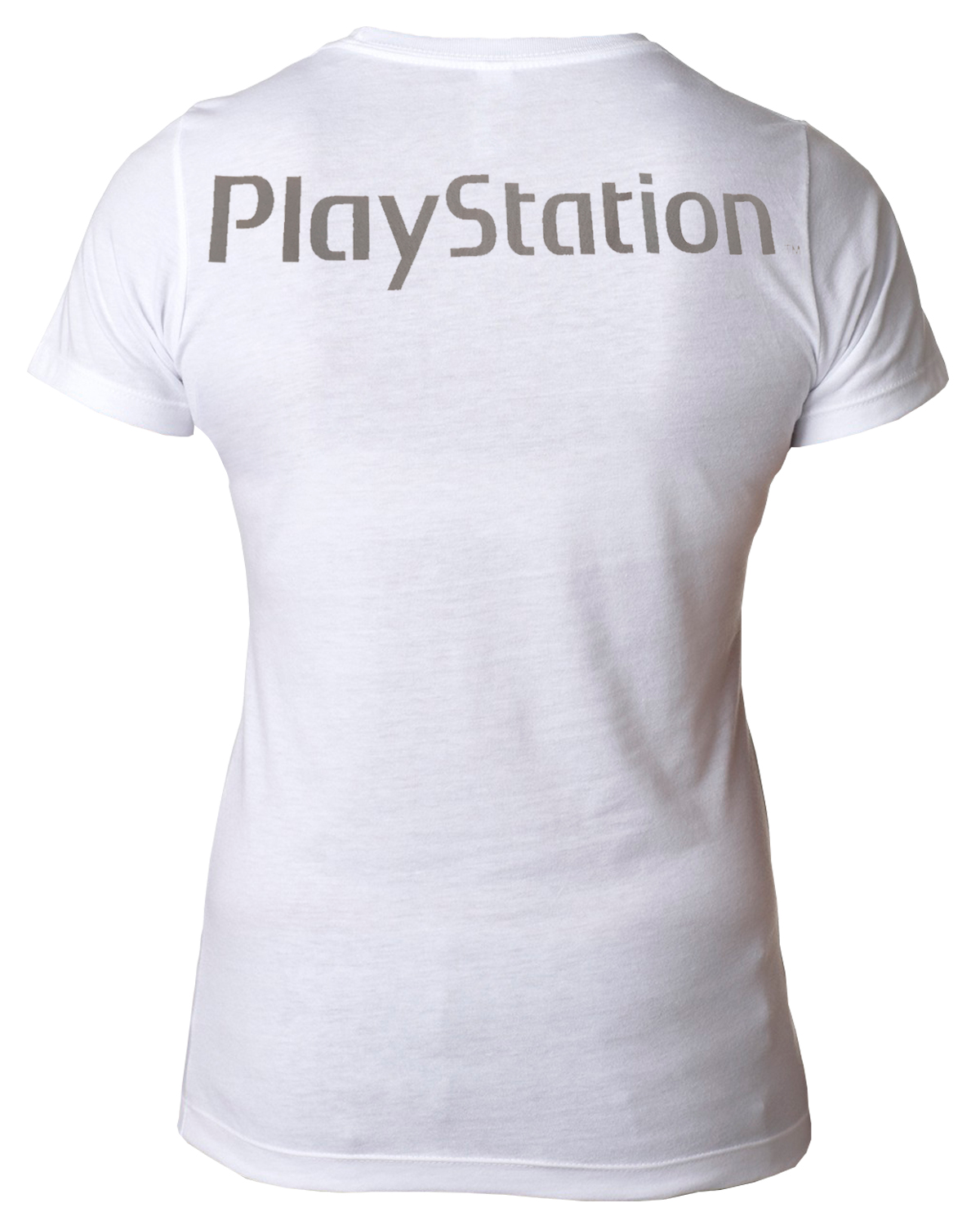 PLAYERA PARA DAMA PLAYSTATION ICONOS BLANCA MEDIANA - Image 2