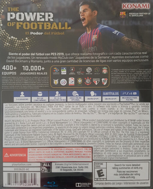 PRO EVOLUTION SOCCER 2019 - Image 2