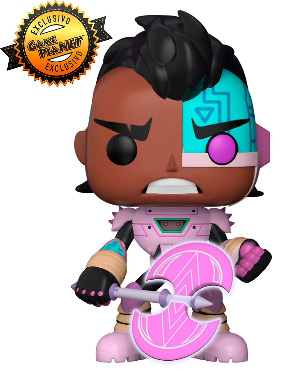 FIGURA POP TEEN TITANS GO NIGHT BEGINS TO SHINE CYBORG EXCLUSIVO GAMEPLANET