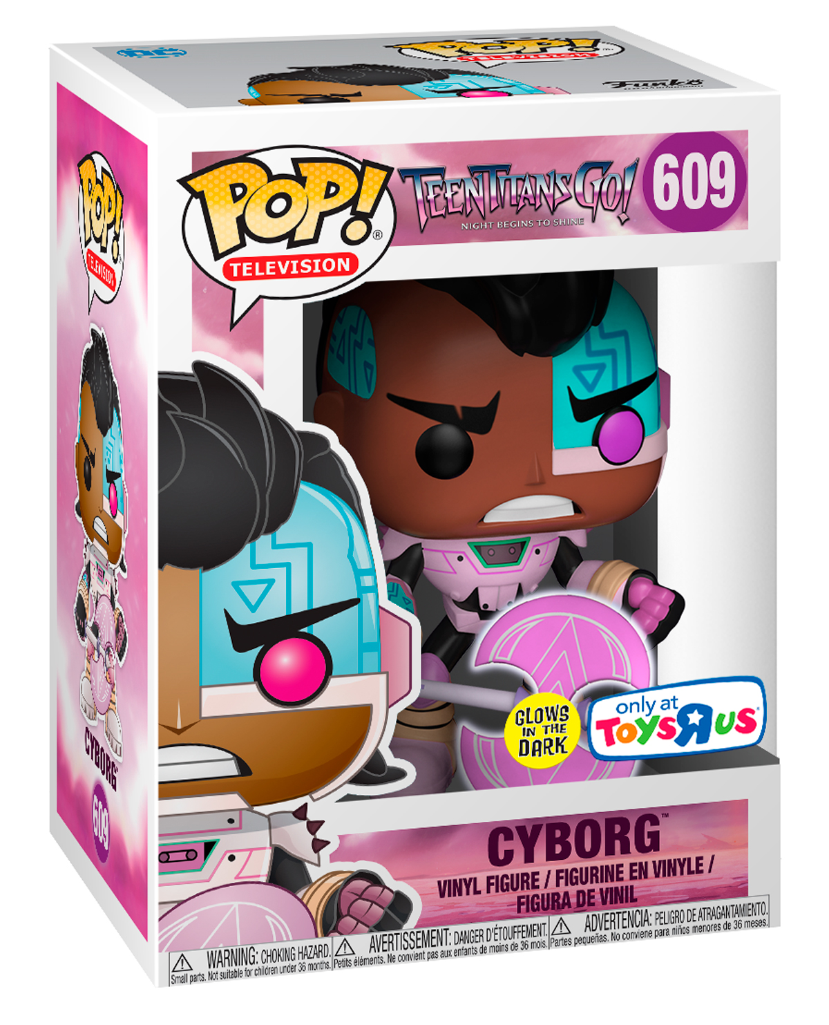 FIGURA POP TEEN TITANS GO NIGHT BEGINS TO SHINE CYBORG EXCLUSIVO GAMEPLANET - Image 2