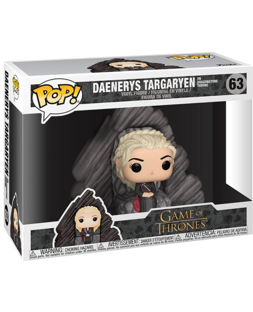 FIGURA POP GAME OF THRONES DAENERYS TARGARYEN ON DRAGONSTONE THRONE - Image 2