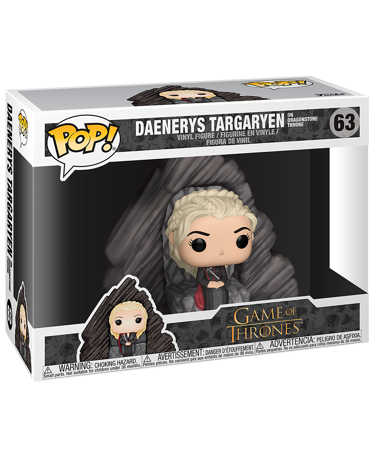 FIGURA POP GAME OF THRONES DAENERYS TARGARYEN ON DRAGONSTONE THRONE - Image 2