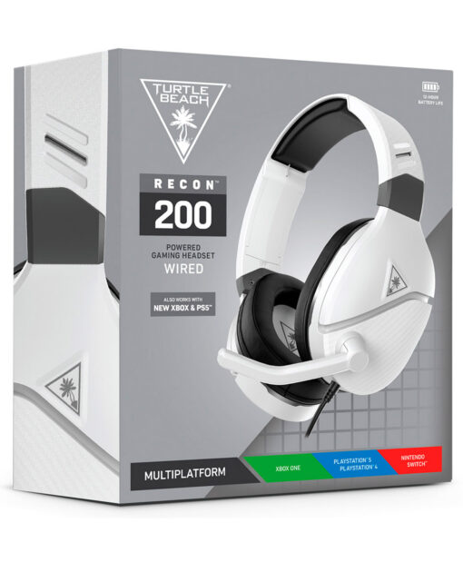 HEADSET PC TURTLE BEACH RECON 200 BLANCO Y NEGRO - Image 4