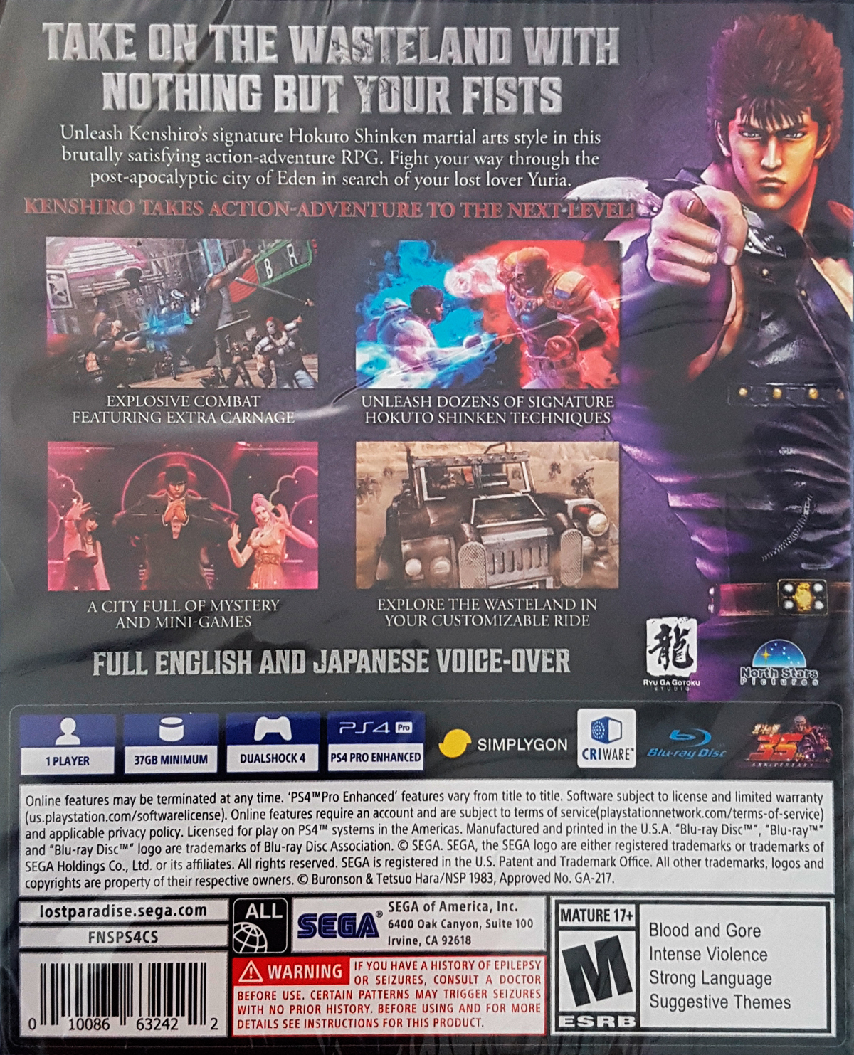 Fist Of The North Star Lost Paradise Materials FIST OF THE NORTH STAR LOST PARADISE – Gameplanet