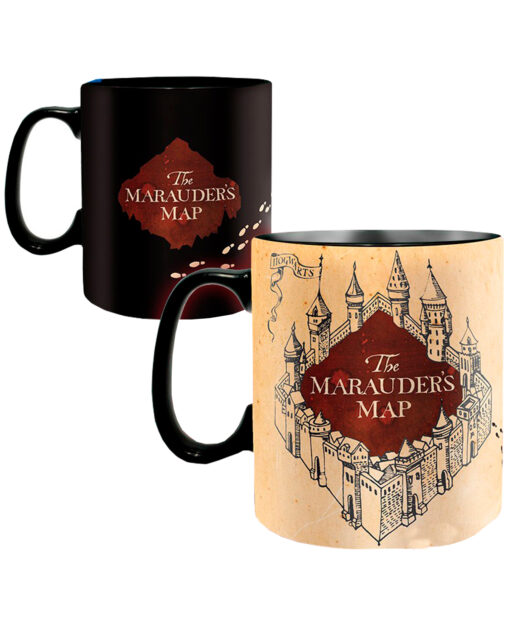 TAZA DE CERAMICA SENSIBLE AL CALOR HARRY POTTER THE MARAUDERS MAP - Image 2