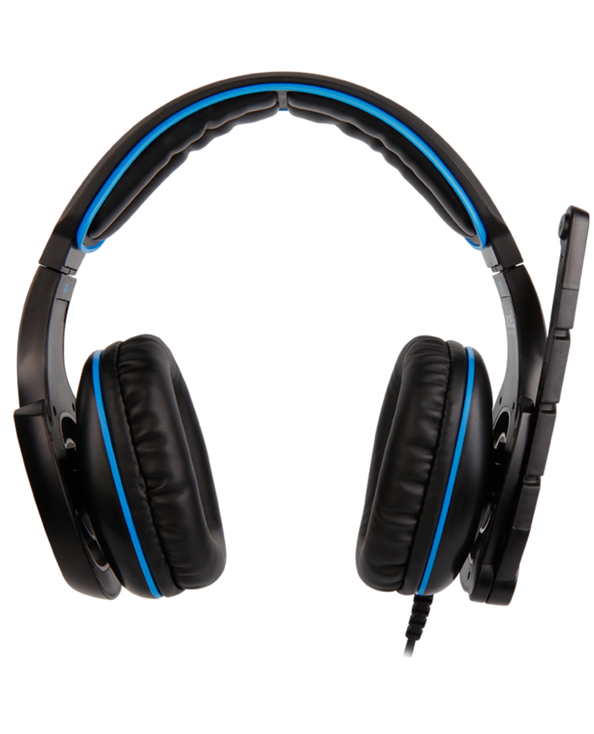 HEADSET PC SADES HAMMER NEGRO Y AZUL - Image 3