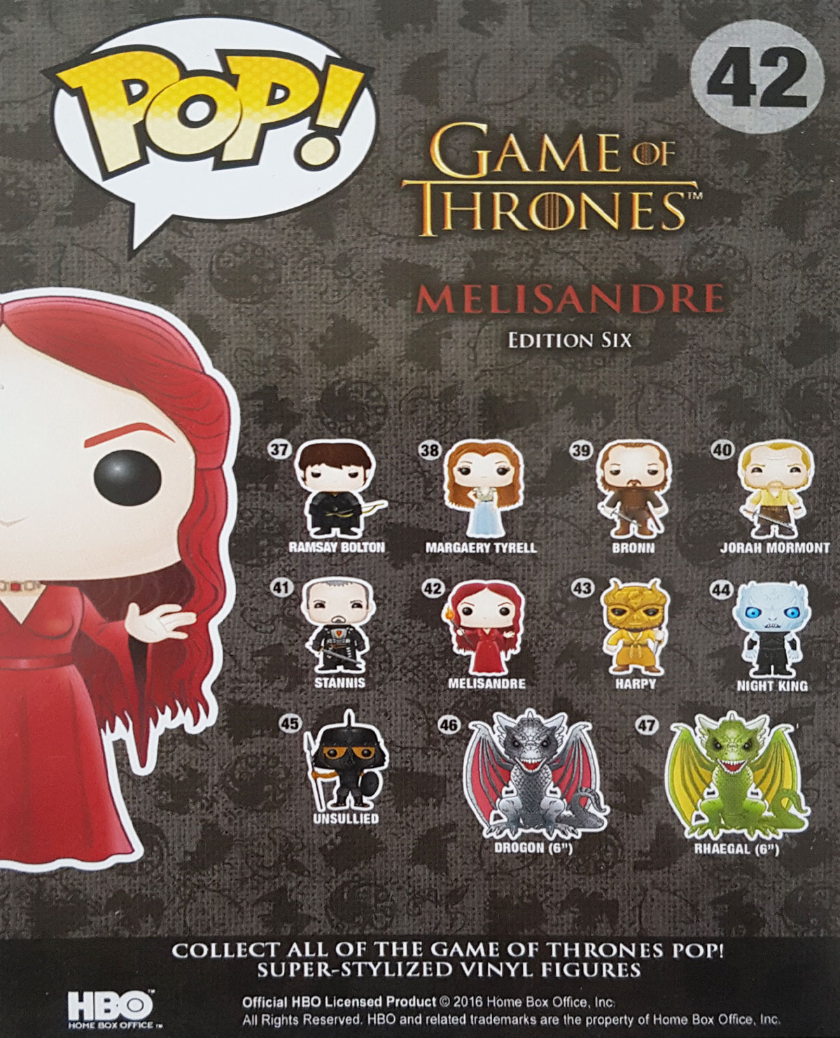 FIGURA POP GAME OF THRONES MELISANDRE - Image 2