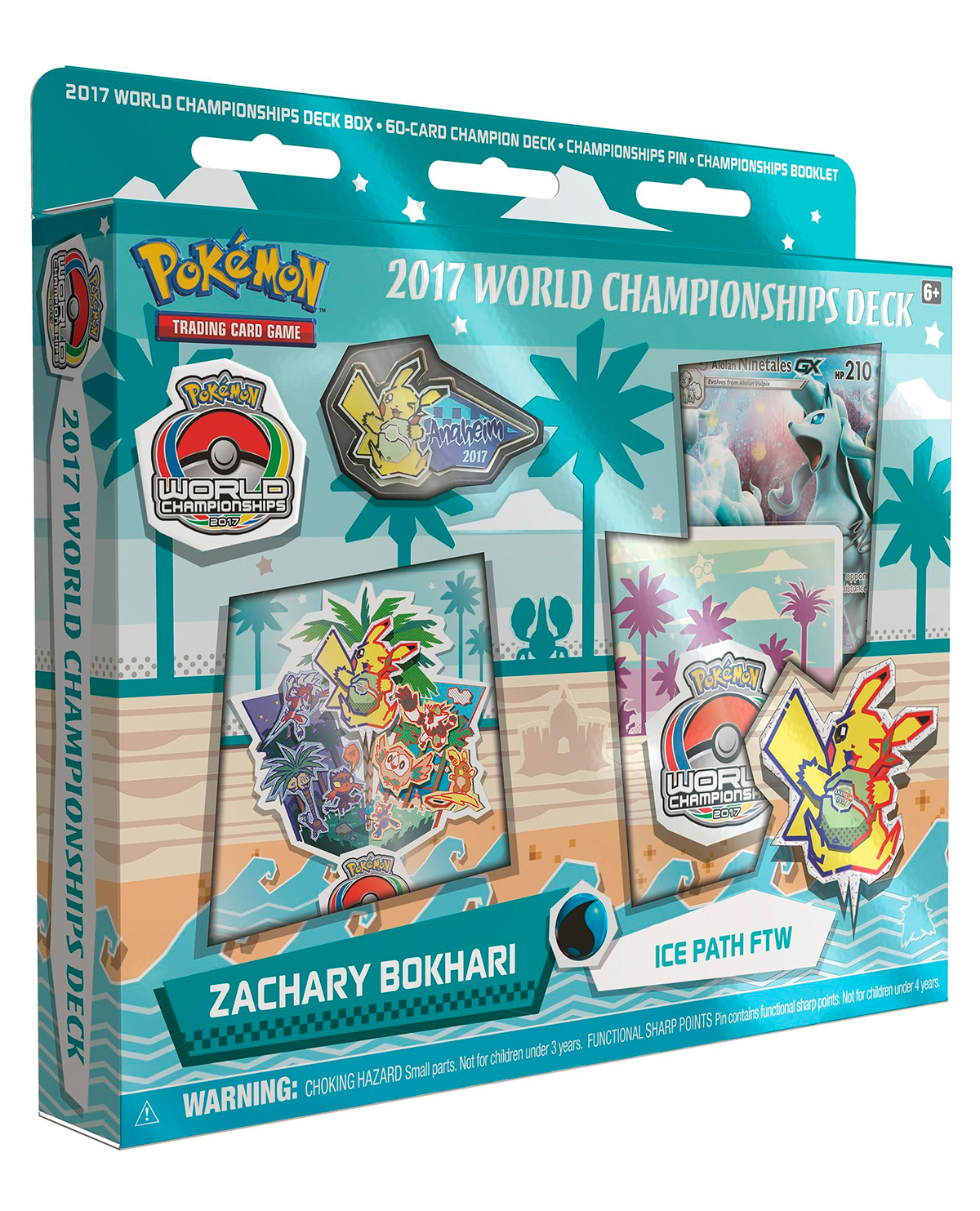DECK POKEMON TRADING CARD GAME 2017 WORLD CHAMPIONSHIPS ZACHARY BOKHARI ...