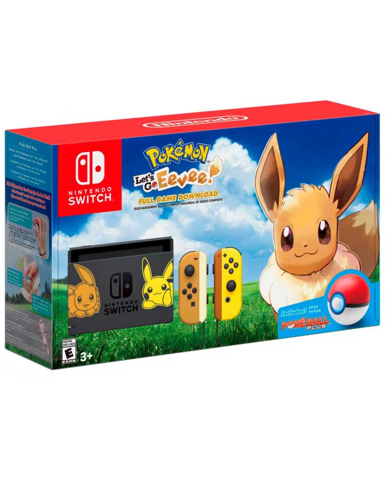 CONSOLA NINTENDO SWITCH 32GB POKEMON LETS GO EEVEE EDICION LIMITADA