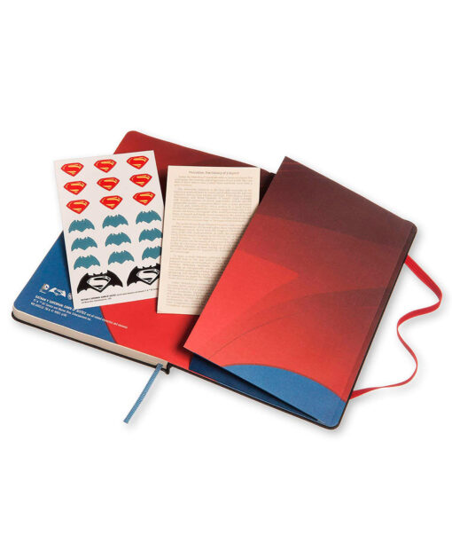 LIBRETA BATMAN V SUPERMAN DAWN OF JUSTICE SUPERMAN EDICION IMITADA NEGRA - Image 2