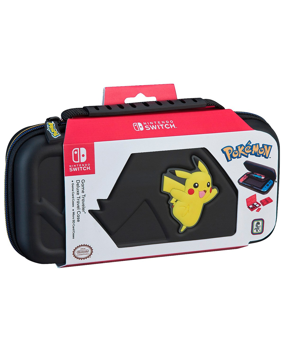 ESTUCHE RIGIDO NINTENDO SWITCH POKEMON PIKACHU NEGRO - Image 2