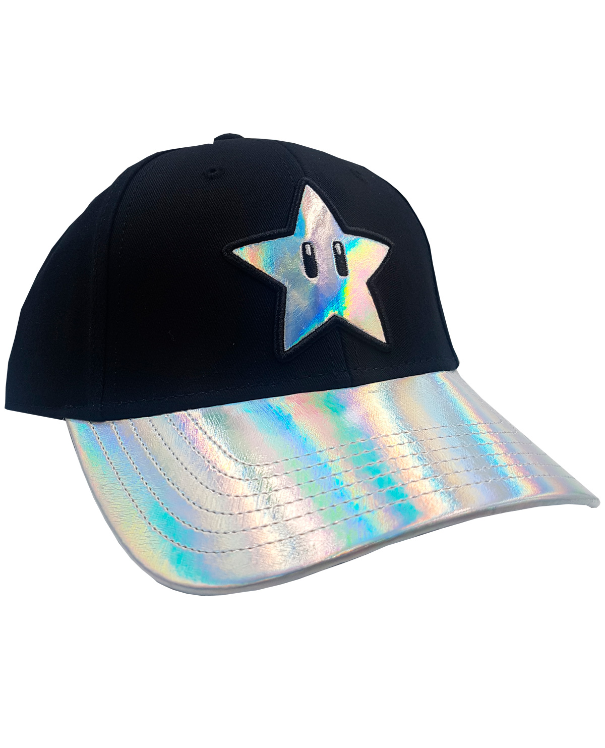 GORRA CLASICA SUPER MARIO STAR POWER NEGRA - Image 2