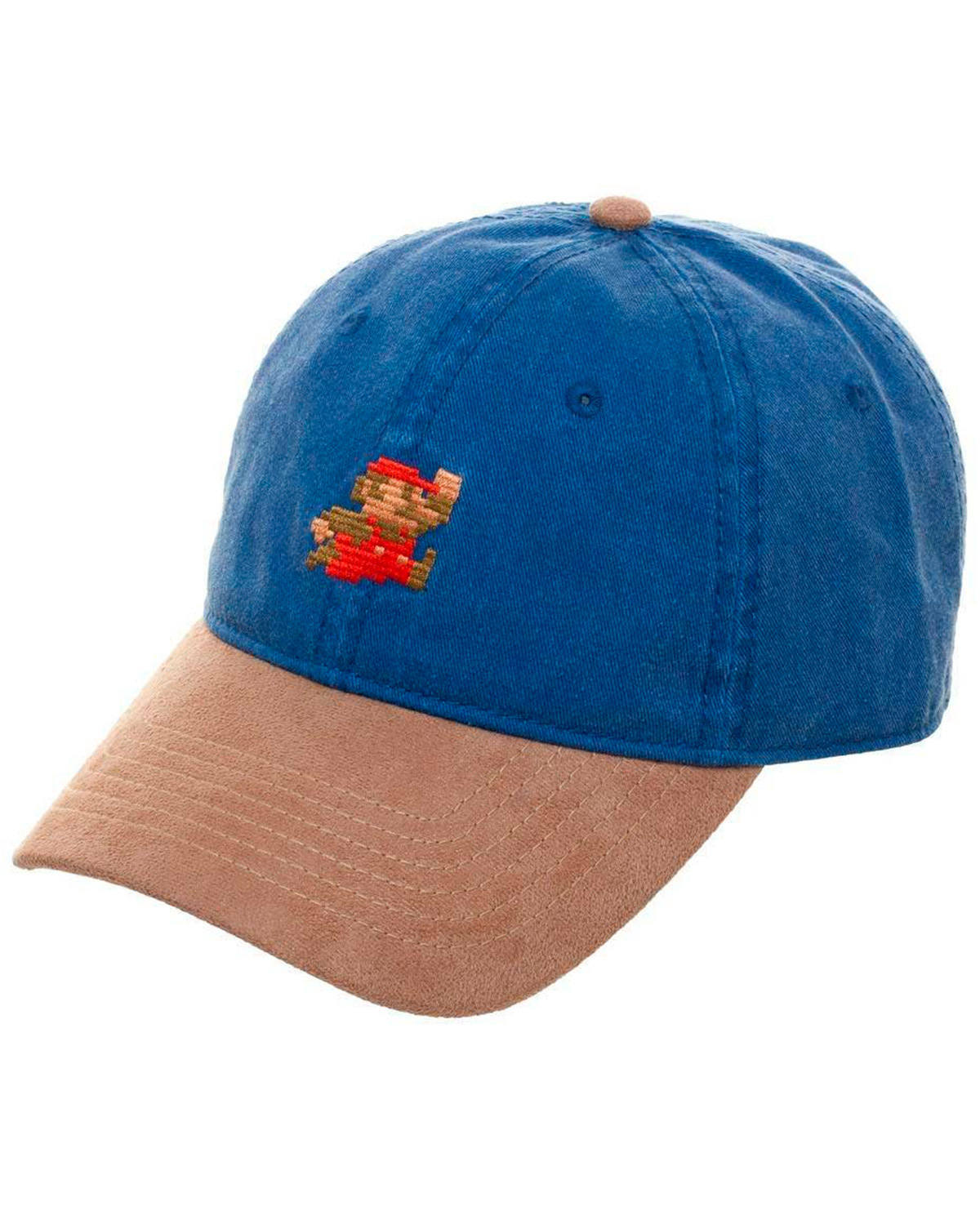 GORRA CLASICA SUPER MARIO PIXEL AZUL - Image 3