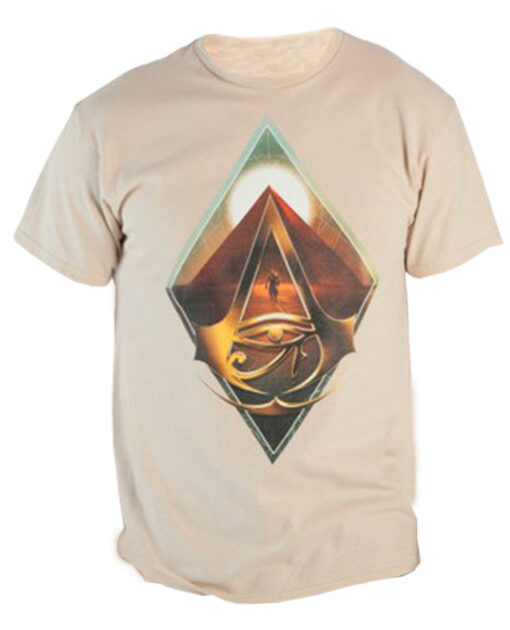 PLAYERA ASSASSINS CREED ORIGINS RUNA BEIGE MEDIANA