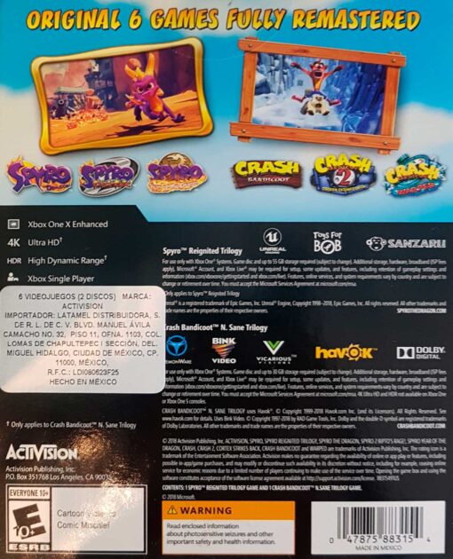 SPYRO - CRASH REMASTERED GAME BUNDLE - Image 2
