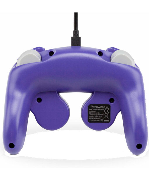 CONTROL NINTENDO SWITCH ALAMBRICO POWER A GAMECUBE MORADO - Image 2