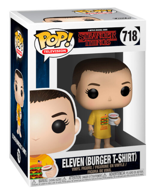 FIGURA POP STRANGER THINGS ELEVEN BURGER T SHIRT - Image 2