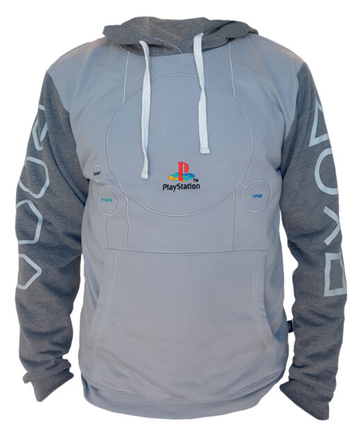 SUDADERA PLAYSTATION ONE GRIS MEDIANA