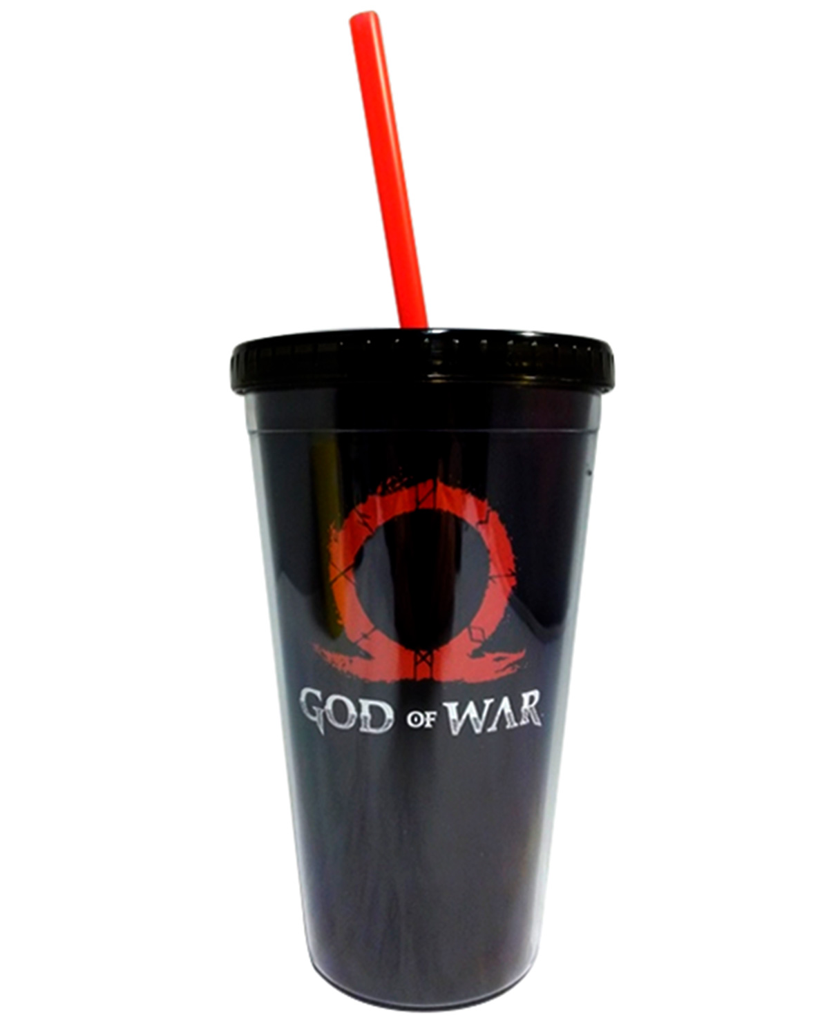 VASO DE PLASTICO CON POPOTE GOD OF WAR CARNIVAL - Image 2