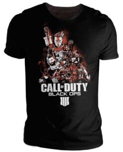 PLAYERA CALL OF DUTY BLACK OPS IIII SPECIALISTS GROUP NEGRA CHICA