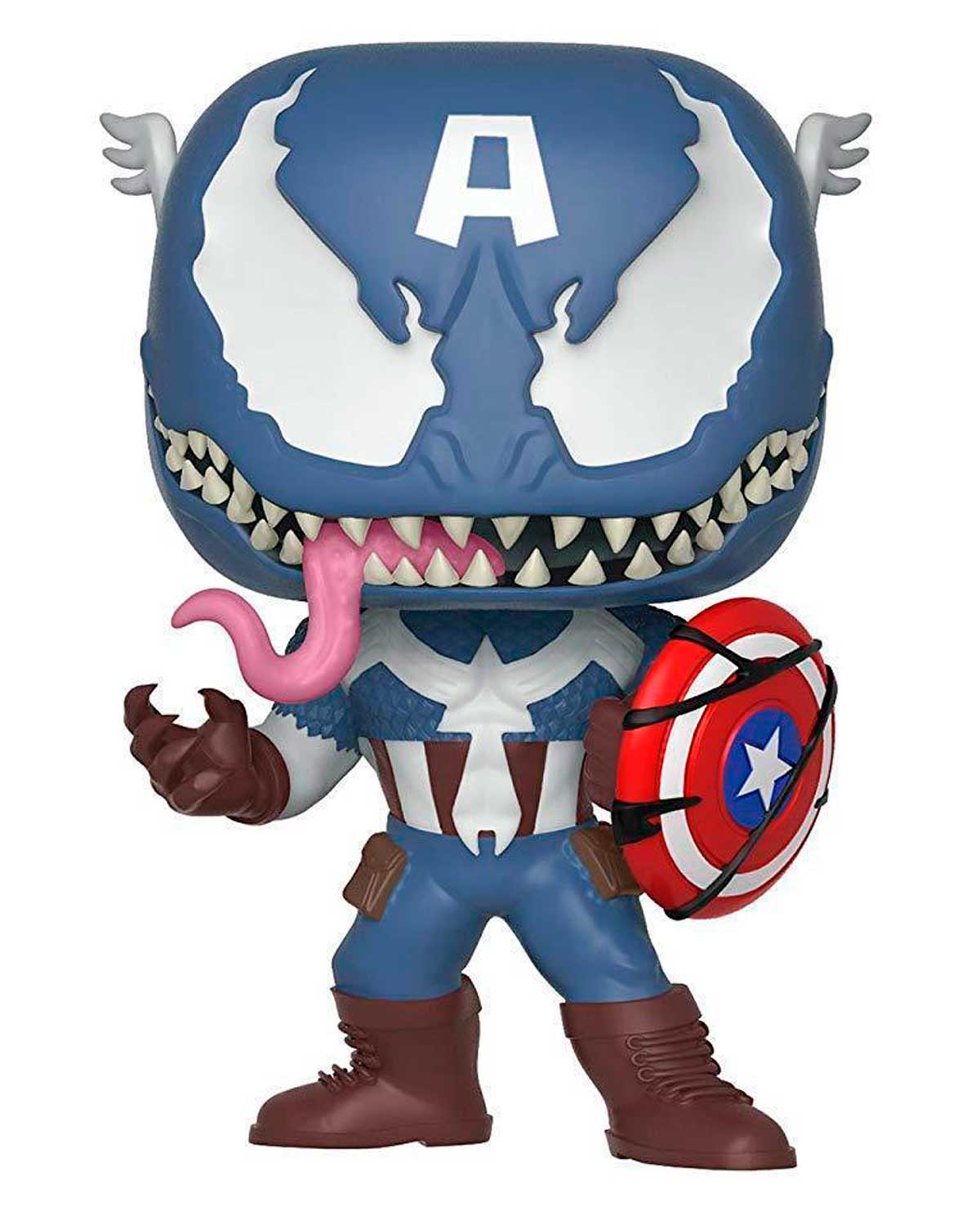 FIGURA POP MARVEL VENOMIZED CAPTAIN AMERICA