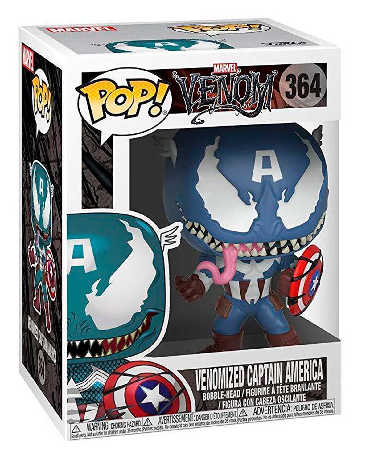 FIGURA POP MARVEL VENOMIZED CAPTAIN AMERICA - Image 2