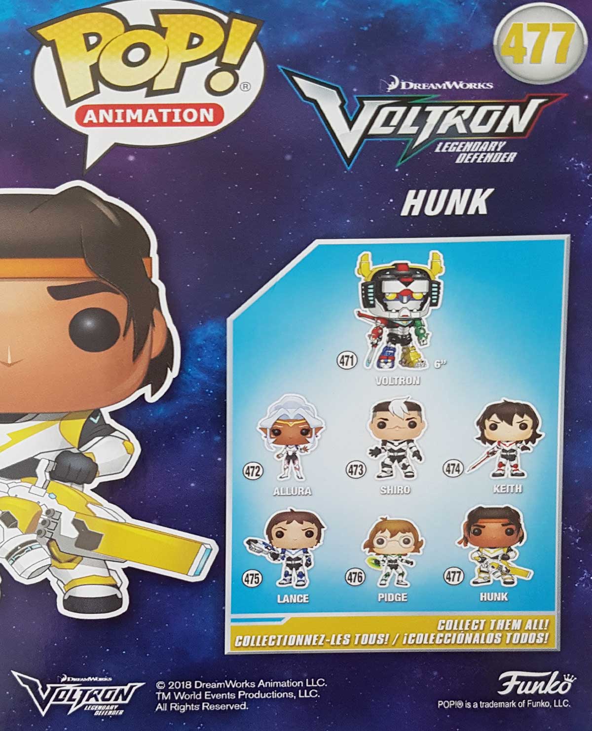 FIGURA POP VOLTRON HUNK - Image 3