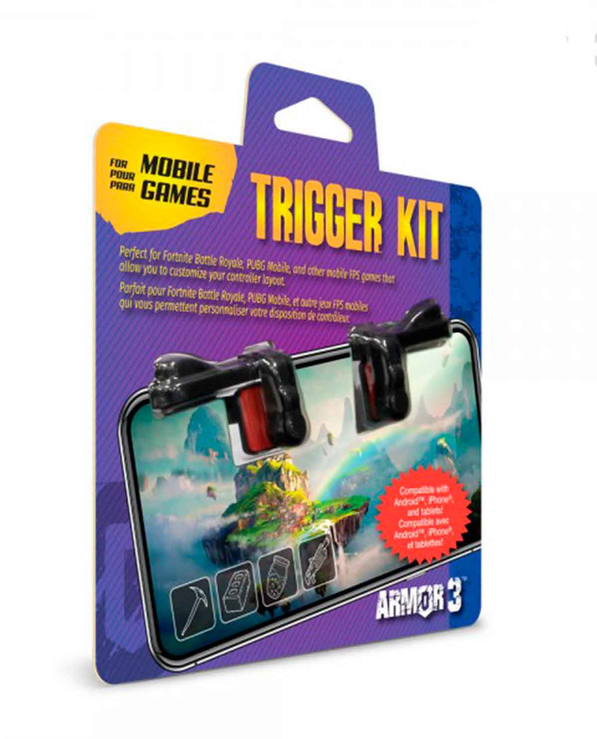 KIT DE GATILLOS ARMOR3 PARA JUEGOS MOVILES - Image 2