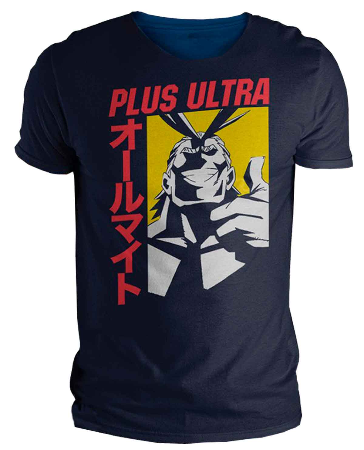PLAYERA MY HERO ACADEMIA PLUS ULTRA AZUL GRANDE