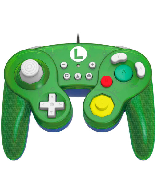 CONTROL NINTENDO SWITCH ALAMBRICO HORI GAMECUBE LUIGI