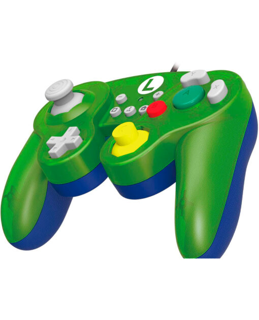 CONTROL NINTENDO SWITCH ALAMBRICO HORI GAMECUBE LUIGI - Image 2