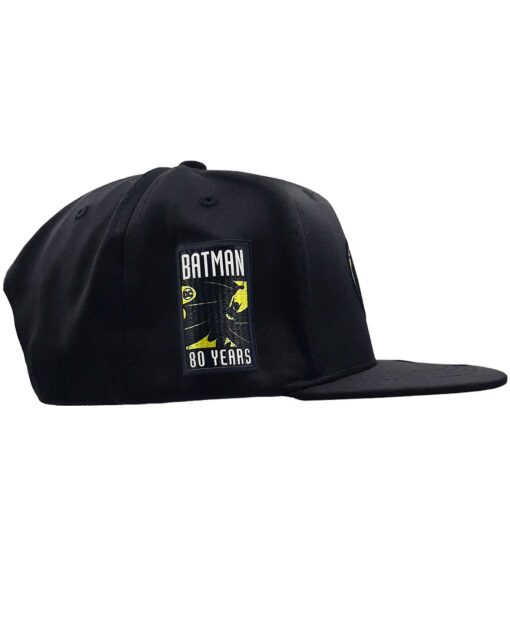 GORRA SNAPBACK BATMAN 80 ANIVERSARIO LOGO NEGRA - Image 2