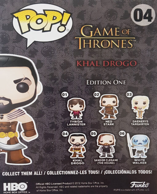FIGURA POP GAME OF THRONES KHAL DROGO - Image 2