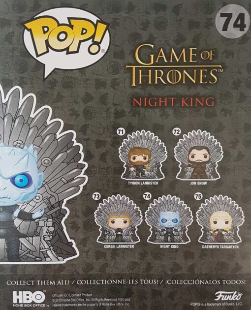 FIGURA POP GAME OF THRONES NIGHT KING SITTING ON THRONE - Image 2