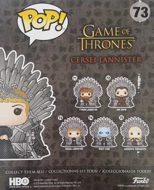 FIGURA POP GAME OF THRONES CERSEI LANNISTER SITTING ON THRONE - Image 2