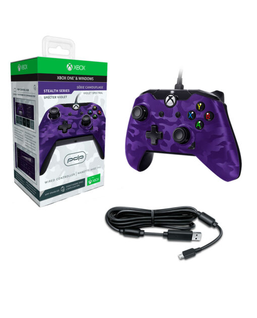 CONTROL XBOX ONE ALAMBRICO PDP CAMO VIOLET SPECTRAL - Image 2