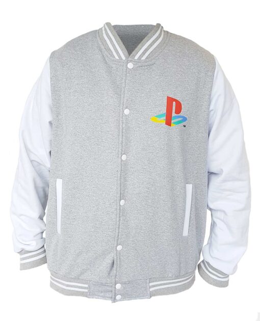 CHAMARRA COLEGIAL PLAYSTATION GRIS MEDIANA